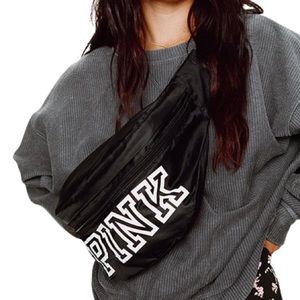 Victoria’s Secret PINK Convertible Backpack Fanny Pack Black